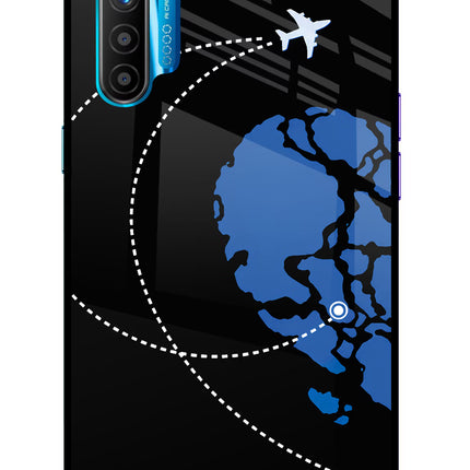 Love Orbit Realme XT/X2 Glass Case Back Cover by Casekaro