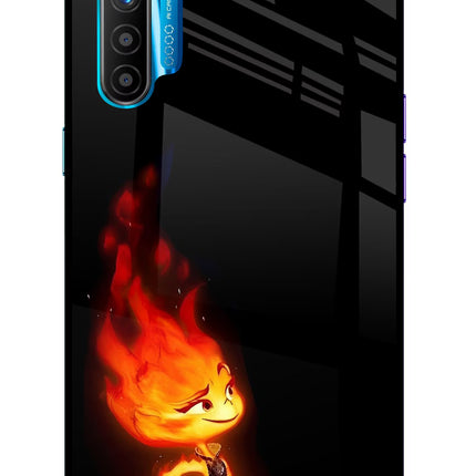 Ember Flame Realme XT/X2 Glass Case Back Cover by Casekaro