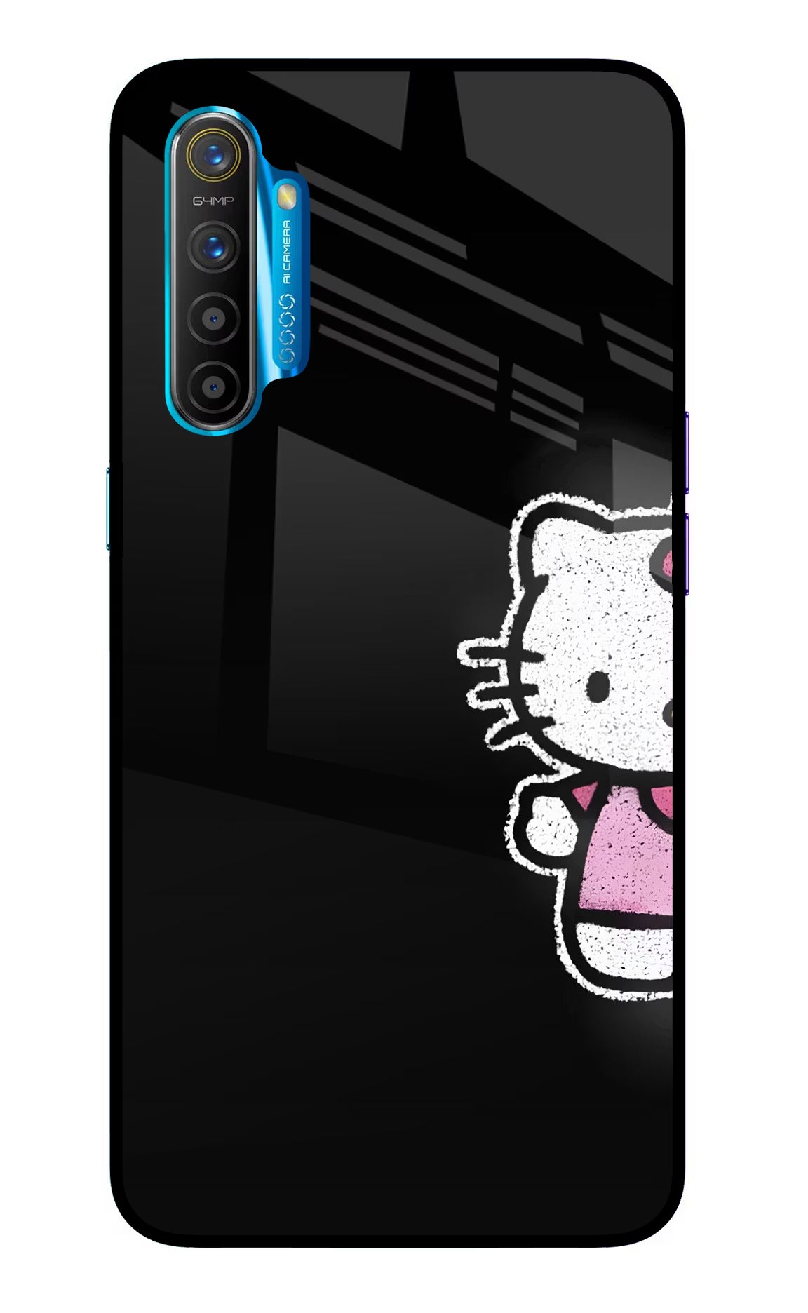 Kitty Charm Realme XT/X2 Glass Case