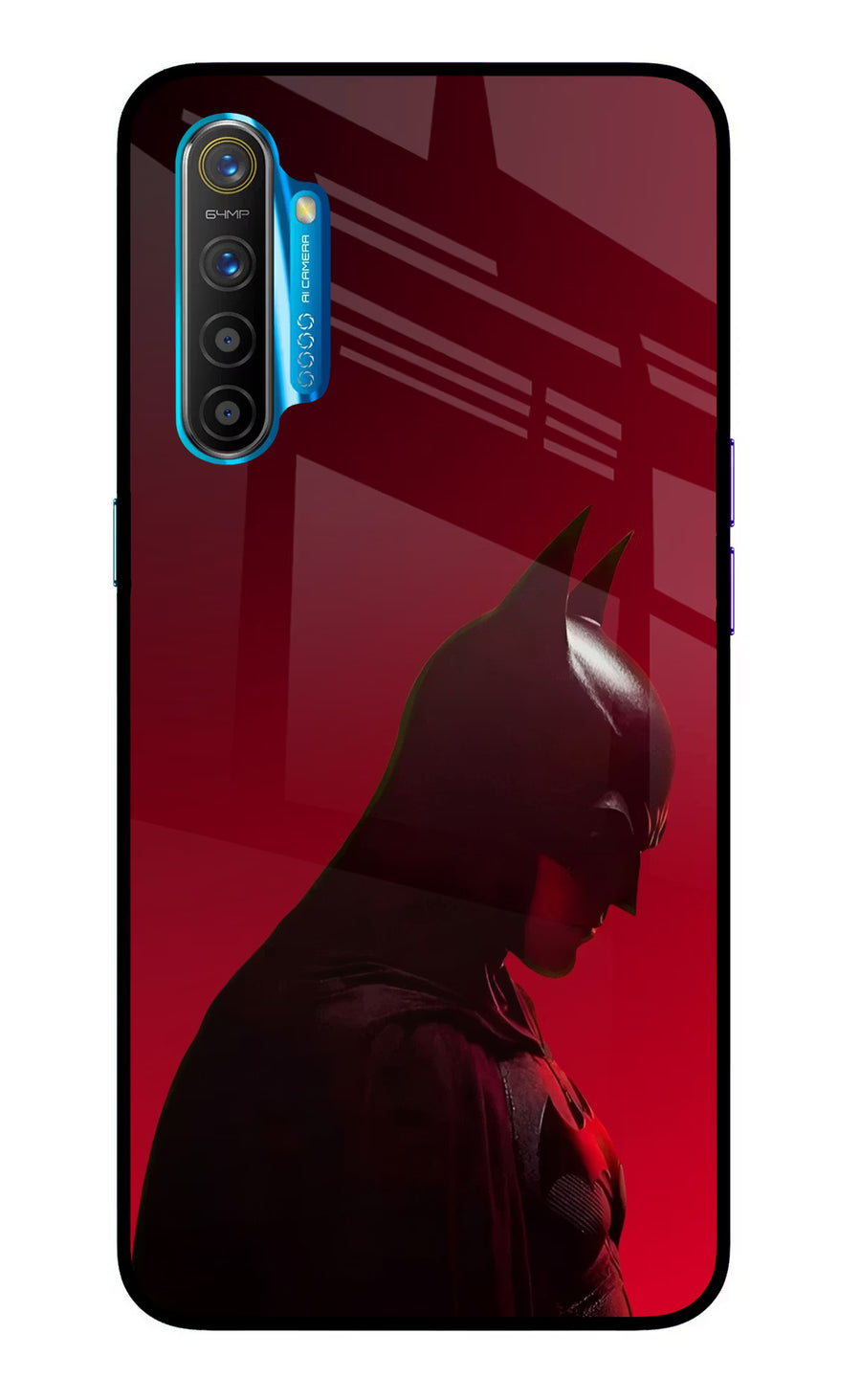 Dark Knight Realme XT/X2 Back Cover, Glass case