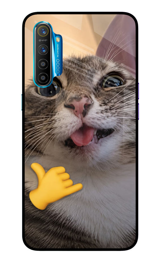 Silly Cat Call Realme XT/X2 Glass Case