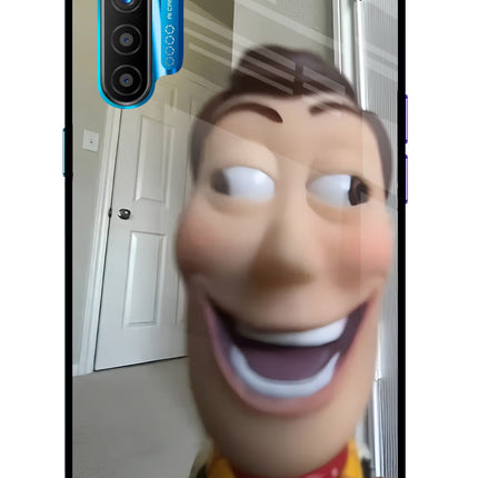 Side Eye Woody Realme XT/X2 Glass Case Back Cover by Casekaro