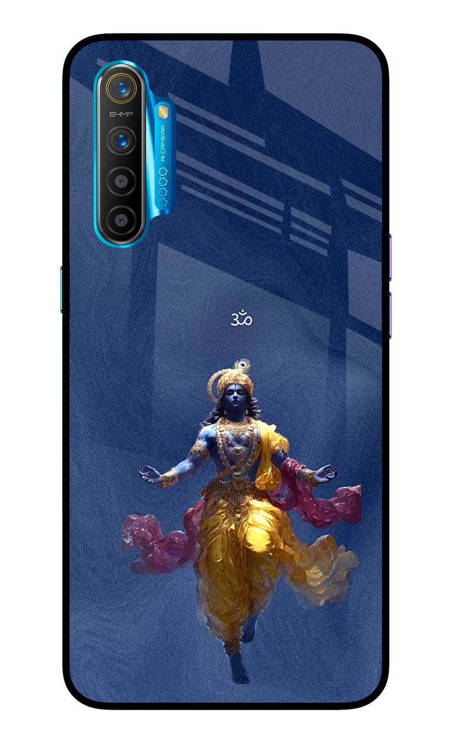 Cosmic Krishna Realme XT/X2 Back Cover, Glass case