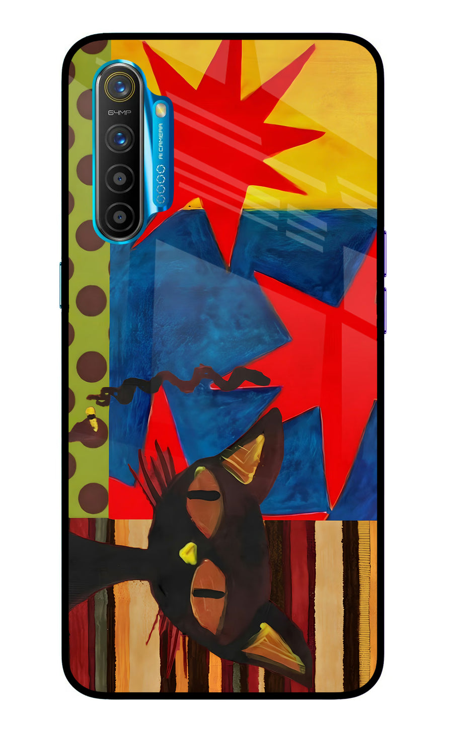 Pop Cat Realme XT/X2 Back Cover, Glass case