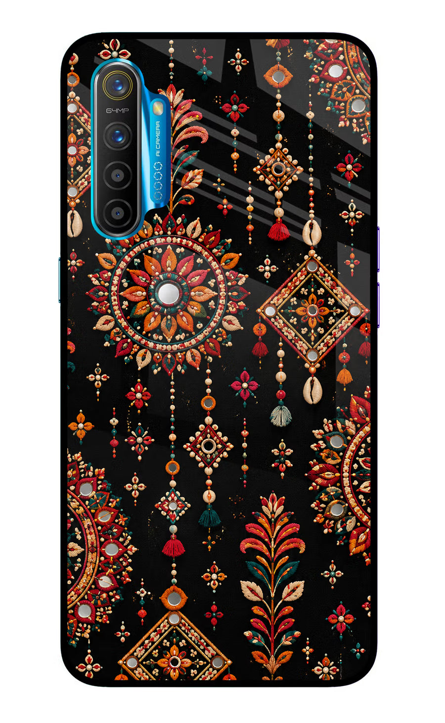 Boho Noir Realme XT/X2 Back Cover, Glass case