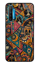 Folk Print Realme XT/X2 Glass Case