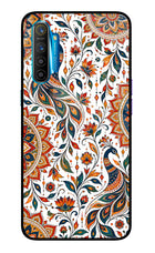 White Mayura Realme XT/X2 Glass Case
