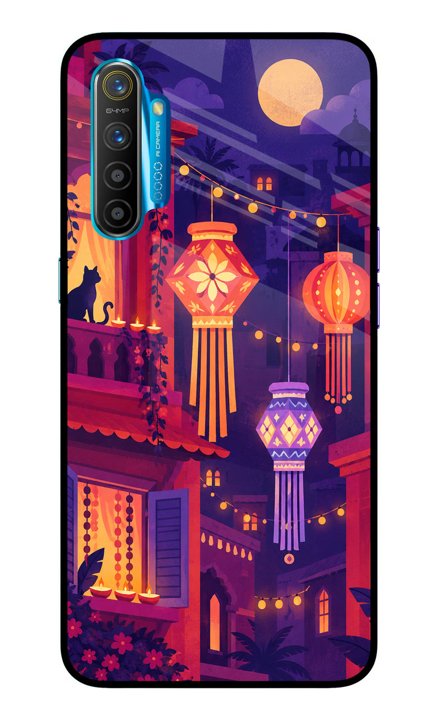 Lantern Lane Realme XT/X2 Back Cover, Glass case