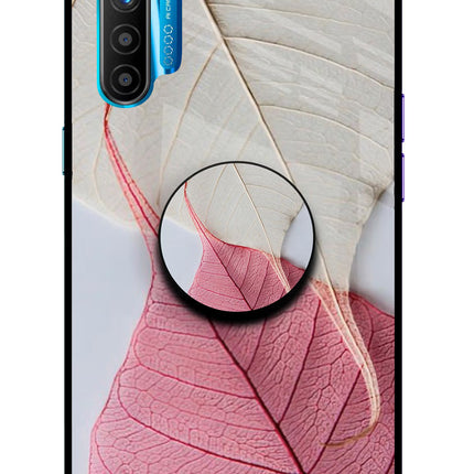 White Pink Leaf Realme XT/X2 Pop Case by Casekaro