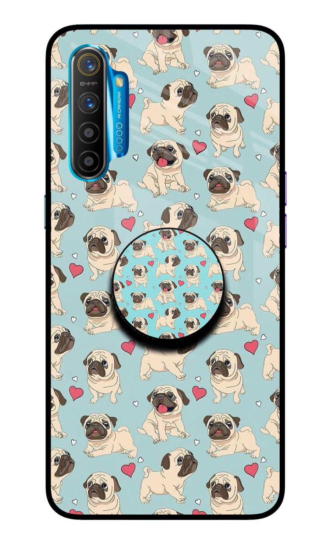 Pug Dog Realme XT/X2 Pop Case by Casekaro