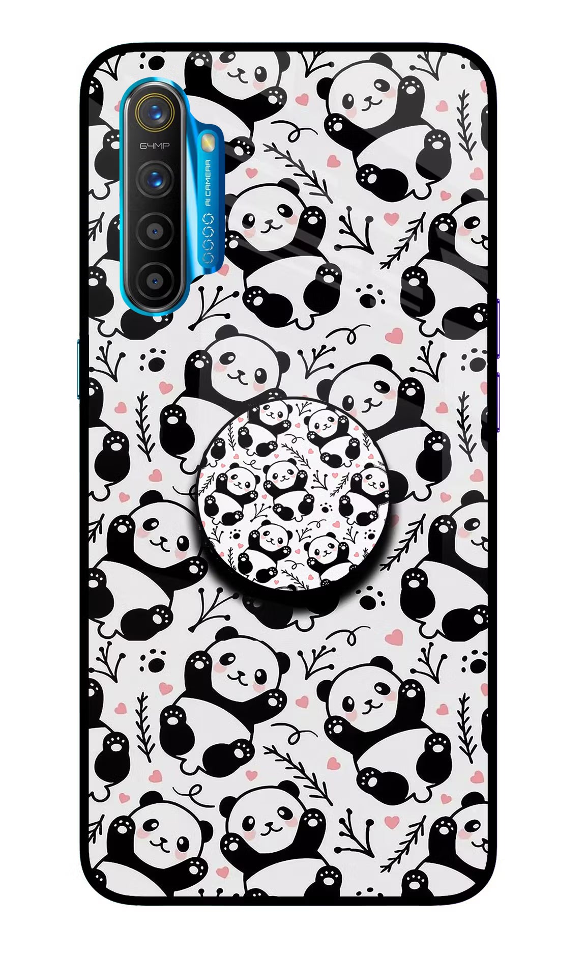 Cute Panda Realme XT/X2 Pop Case by Casekaro