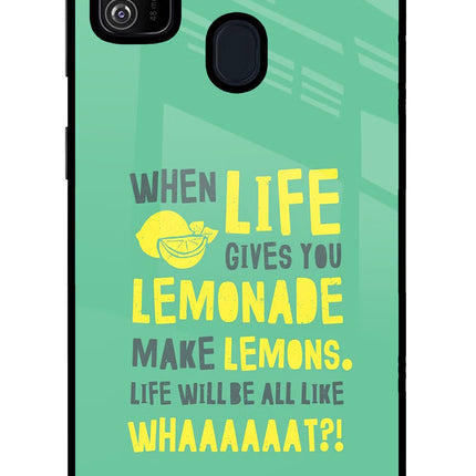 Quote Samsung M30s Glass Case Back Cover by Casekaro