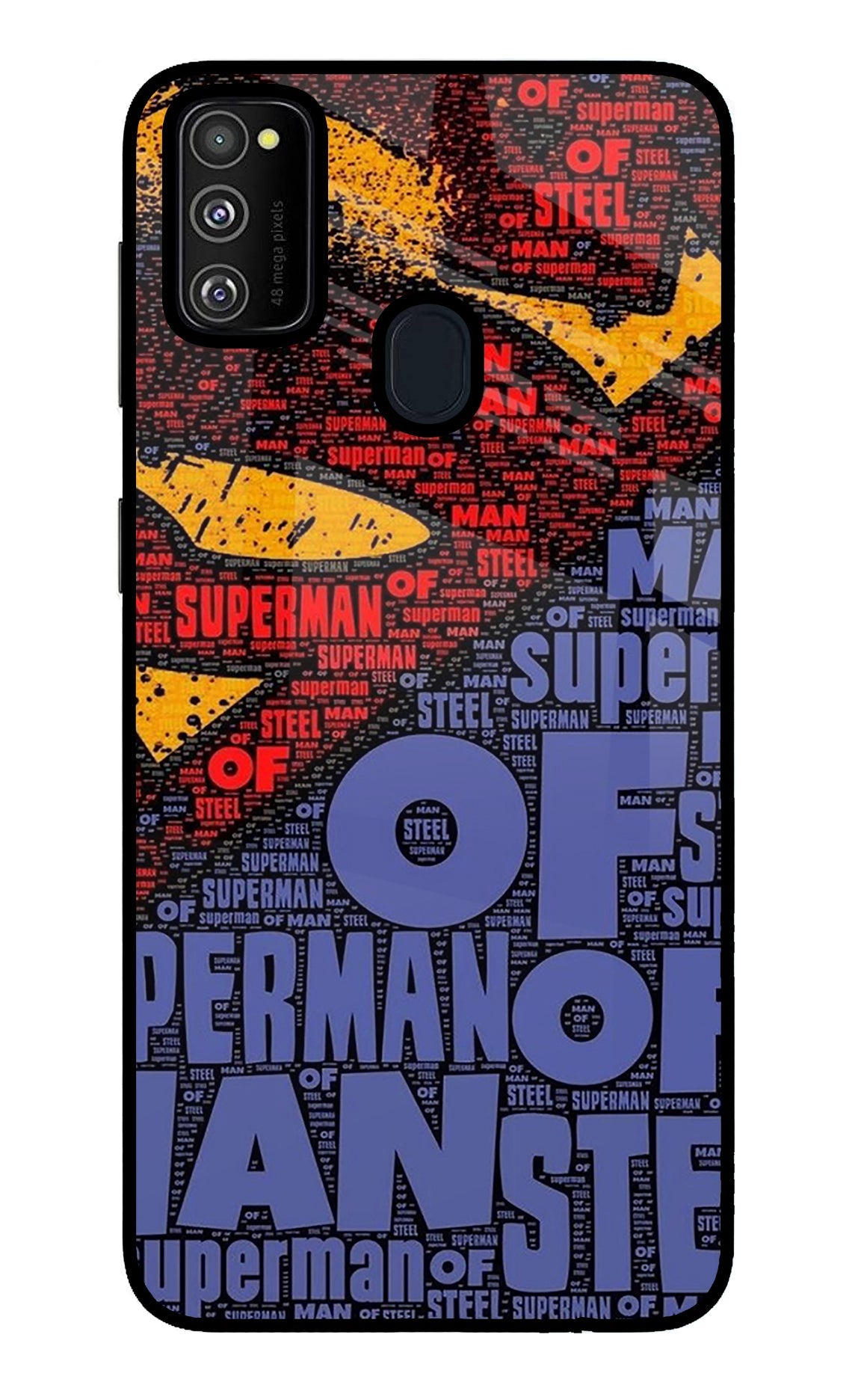 Superman Samsung M30s Glass Case