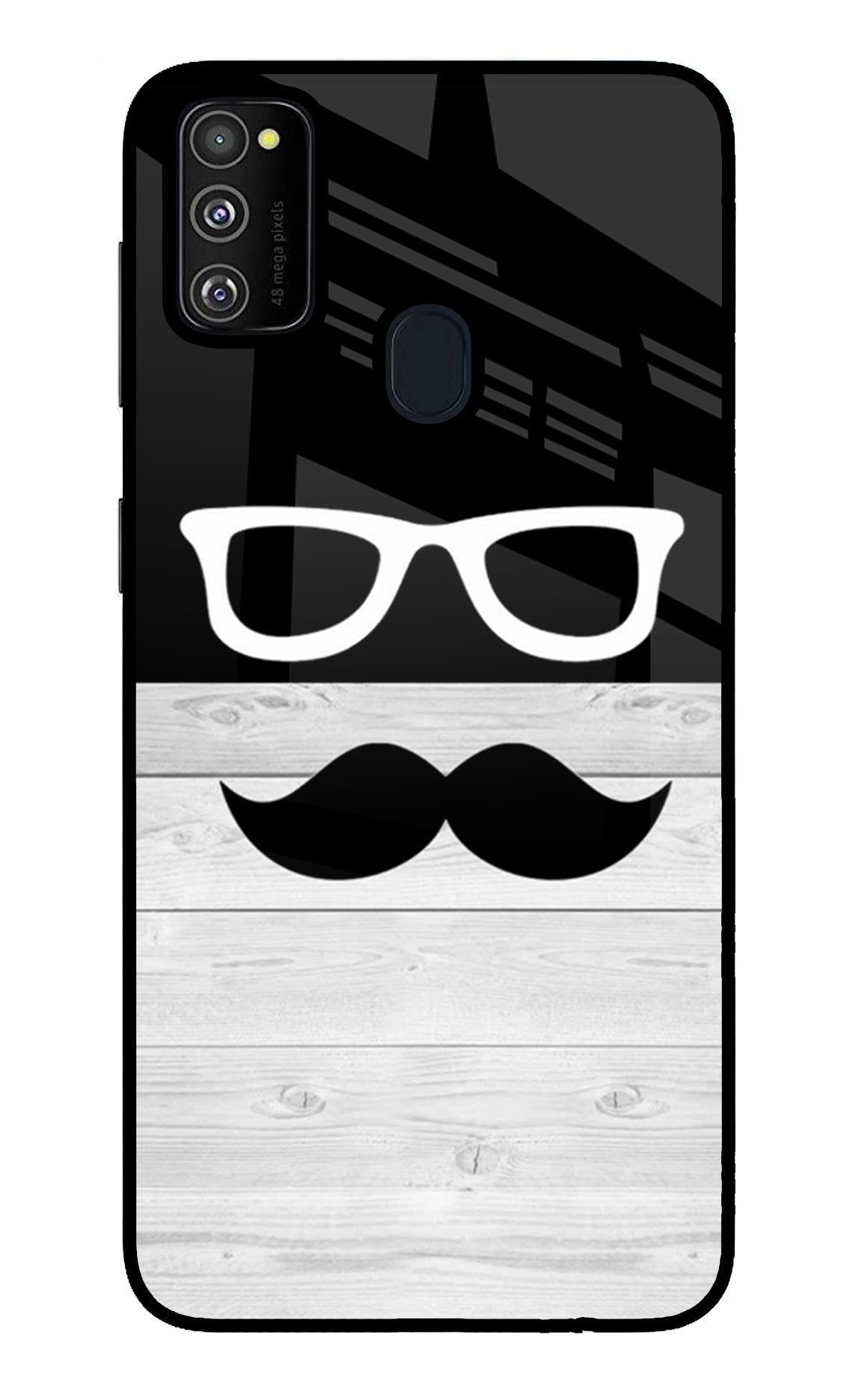 Mustache Samsung M30s Back Cover