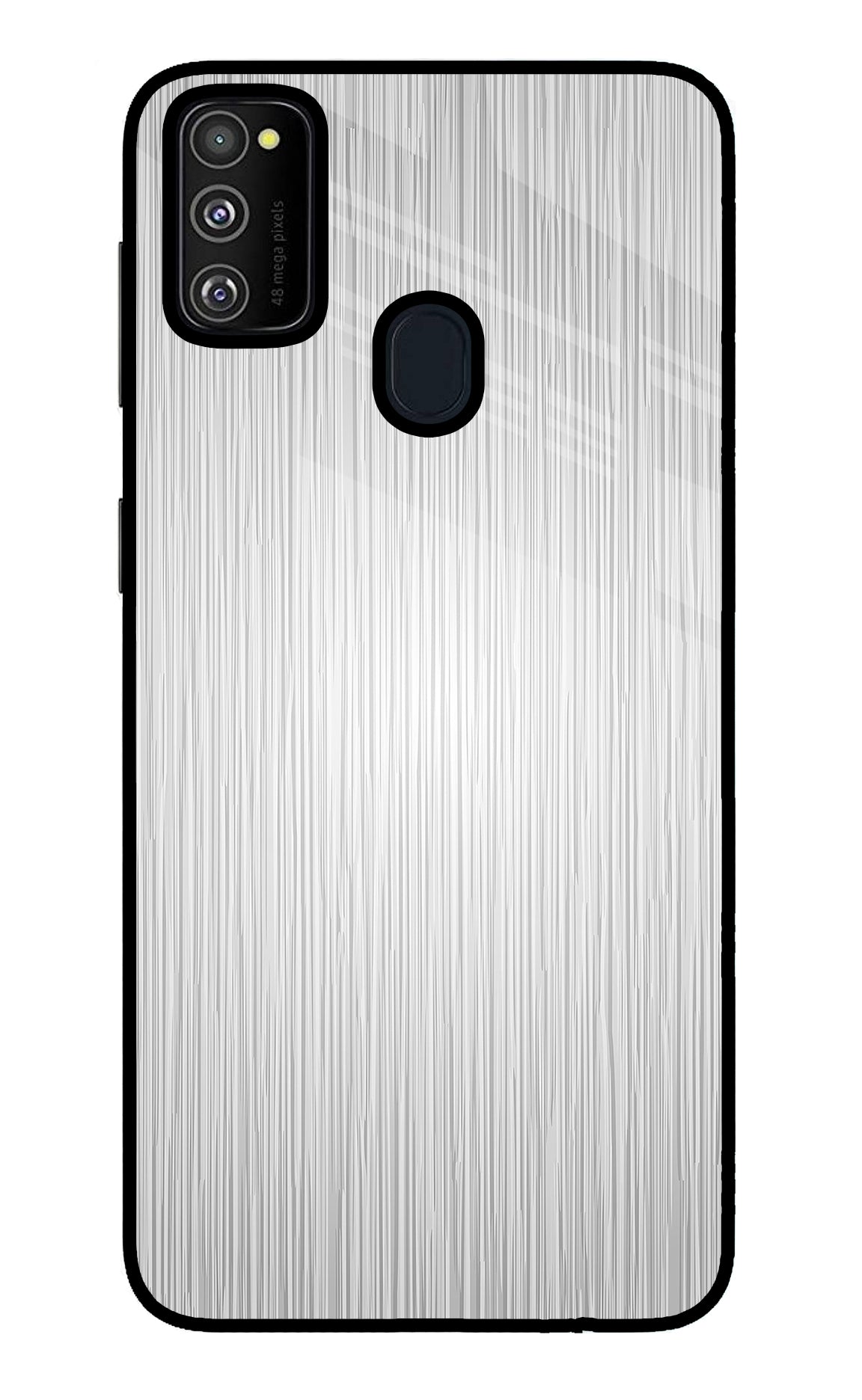 Wooden Grey Texture Samsung M30s Glass Case