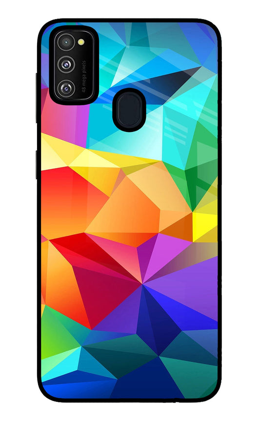Abstract Pattern Samsung M30s Glass Case
