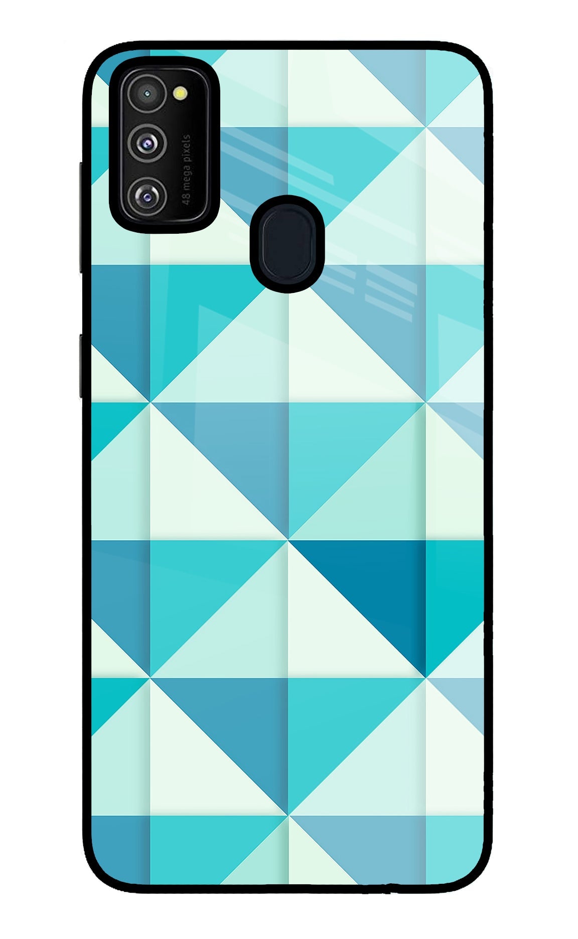 Abstract Samsung M30s Glass Case