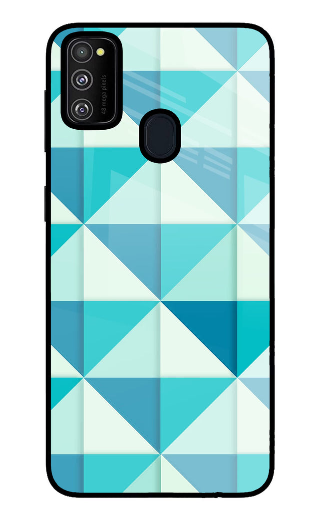 Abstract Samsung M30s Glass Case Back Cover by Casekaro