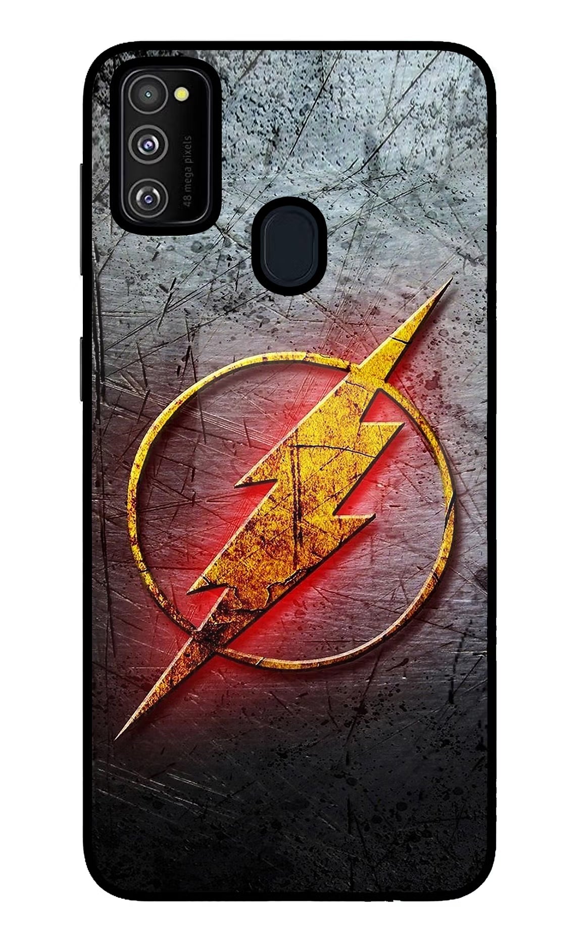 Flash Samsung M30s Glass Case Back Cover by Casekaro