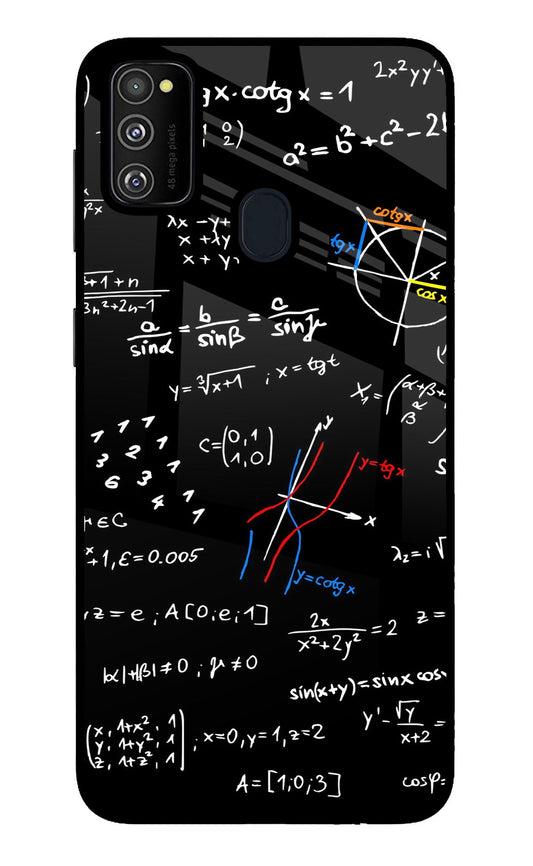 Mathematics Formula Samsung M30s Glass Case