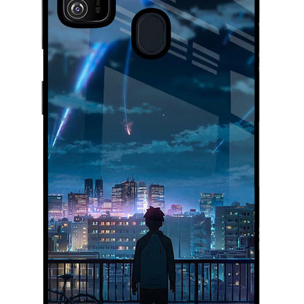 Anime Samsung M30s Glass Case Back Cover by Casekaro