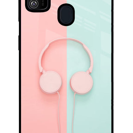Music Lover Samsung M30s Glass Case Back Cover by Casekaro
