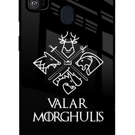 Valar Morghulis | Game Of Thrones Samsung M30s Glass Case Back Cover by Casekaro