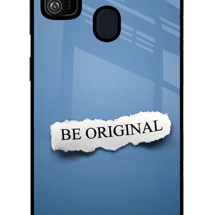 Be Original Samsung M30s Glass Case Back Cover by Casekaro