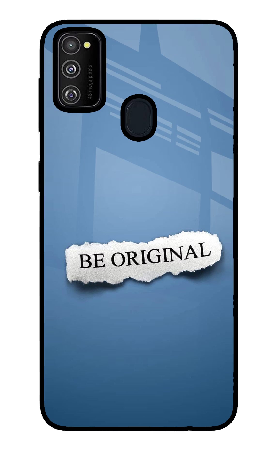 Be Original Samsung M30s Glass Case Back Cover by Casekaro