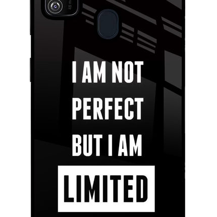 I Am Not Perfect But I Am Limited Edition Samsung M30s Glass Case Back Cover by Casekaro