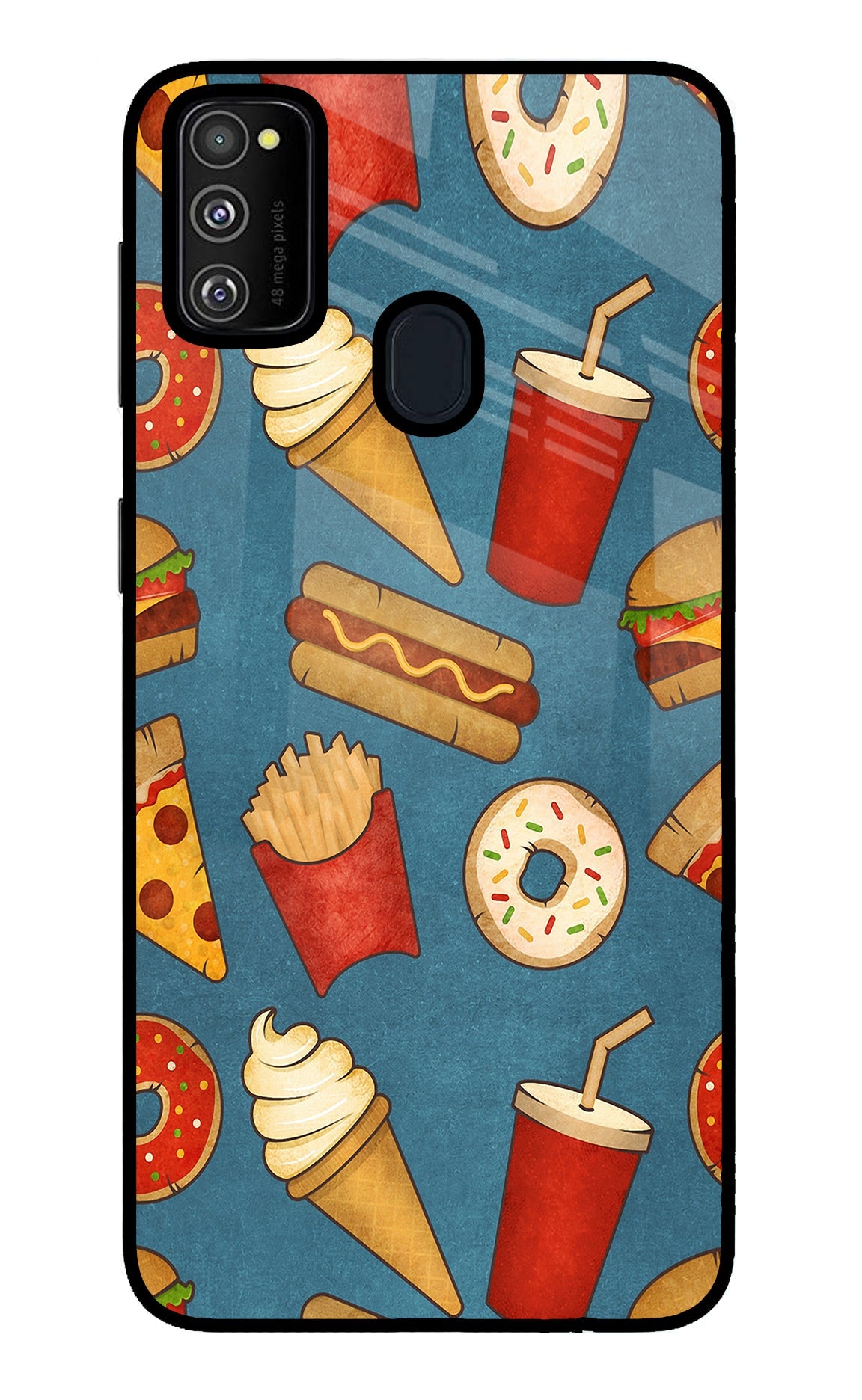 Foodie Samsung M30s Back Cover