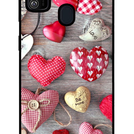 Love Wallpaper Samsung M30s Glass Case Back Cover by Casekaro