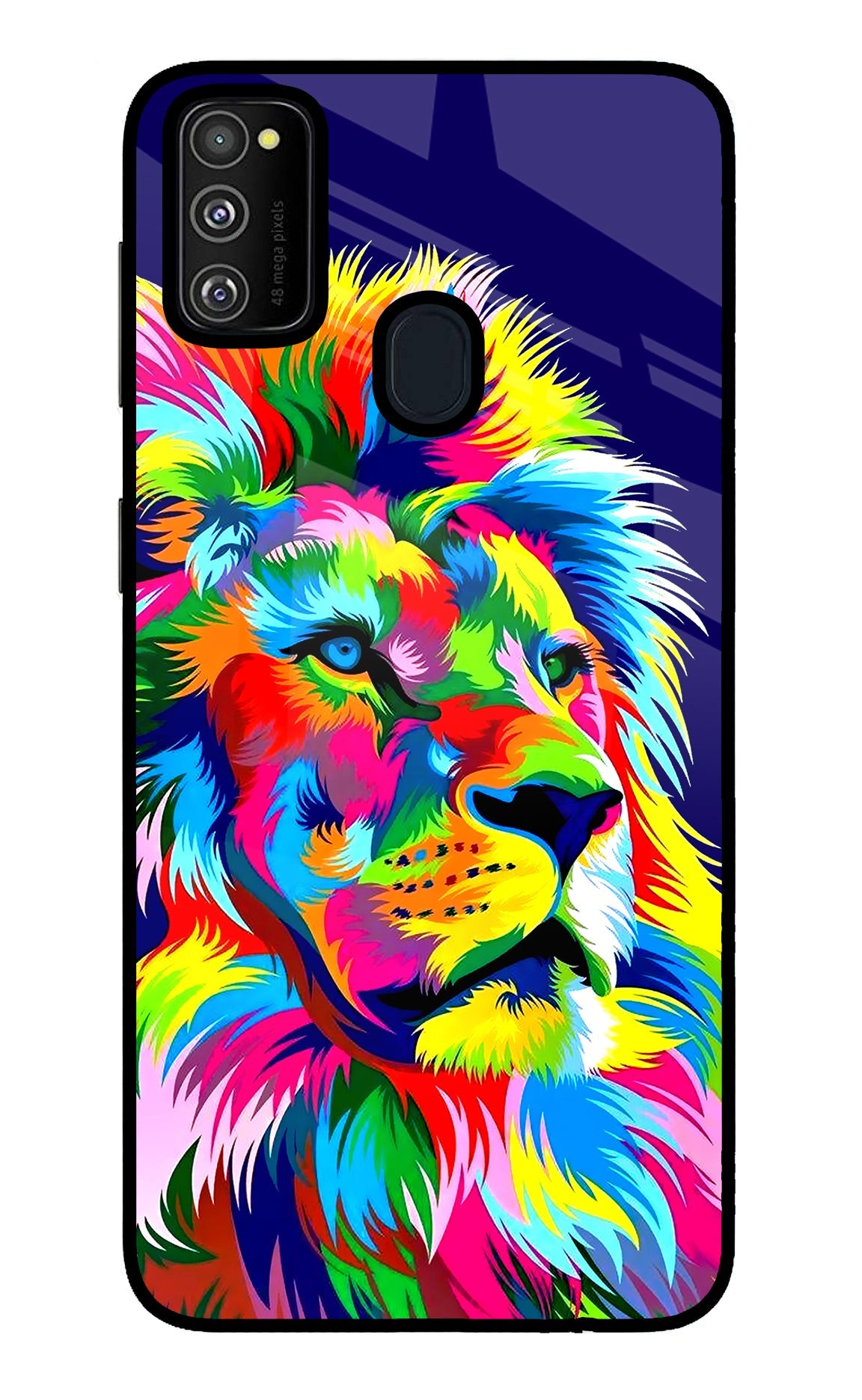 Vector Art Lion Samsung M30s Back Cover