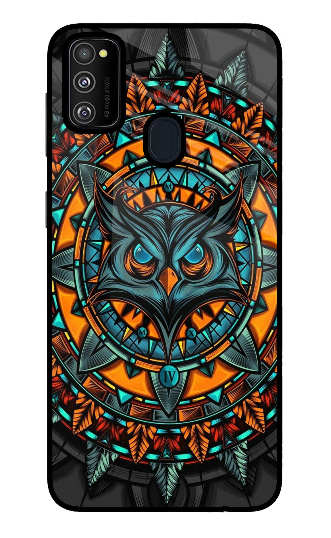 Angry Owl Art Samsung M30s Back Cover