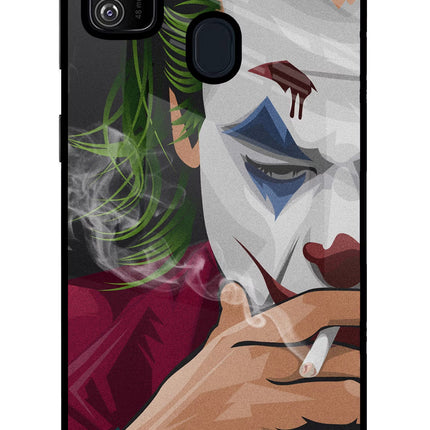 Joker Smoking Samsung M30s Glass Case Back Cover by Casekaro