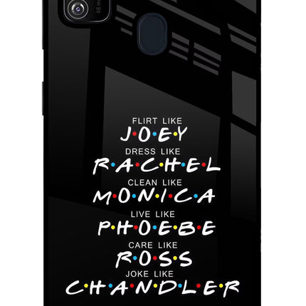 FRIENDS Character Samsung M30s Glass Case Back Cover by Casekaro