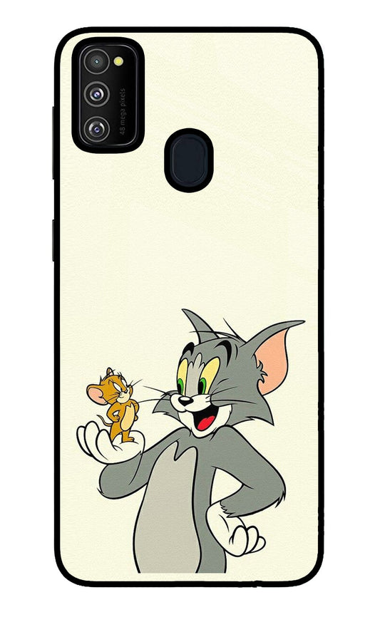 Tom & Jerry Samsung M30s Glass Case