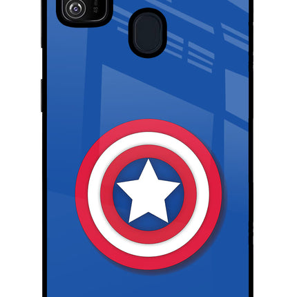 Shield Samsung M30s Glass Case Back Cover by Casekaro