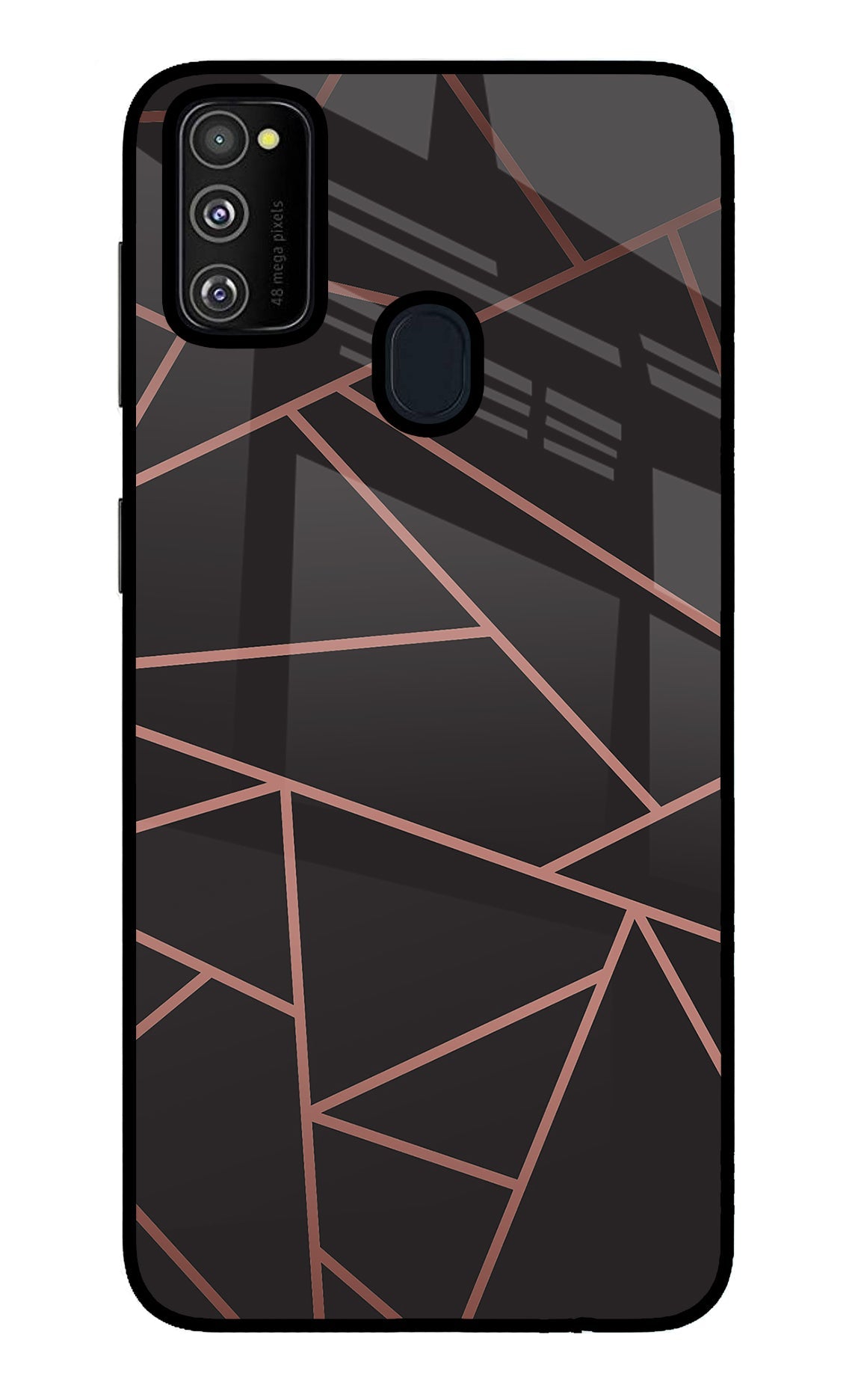 Geometric Pattern Samsung M30s Glass Case