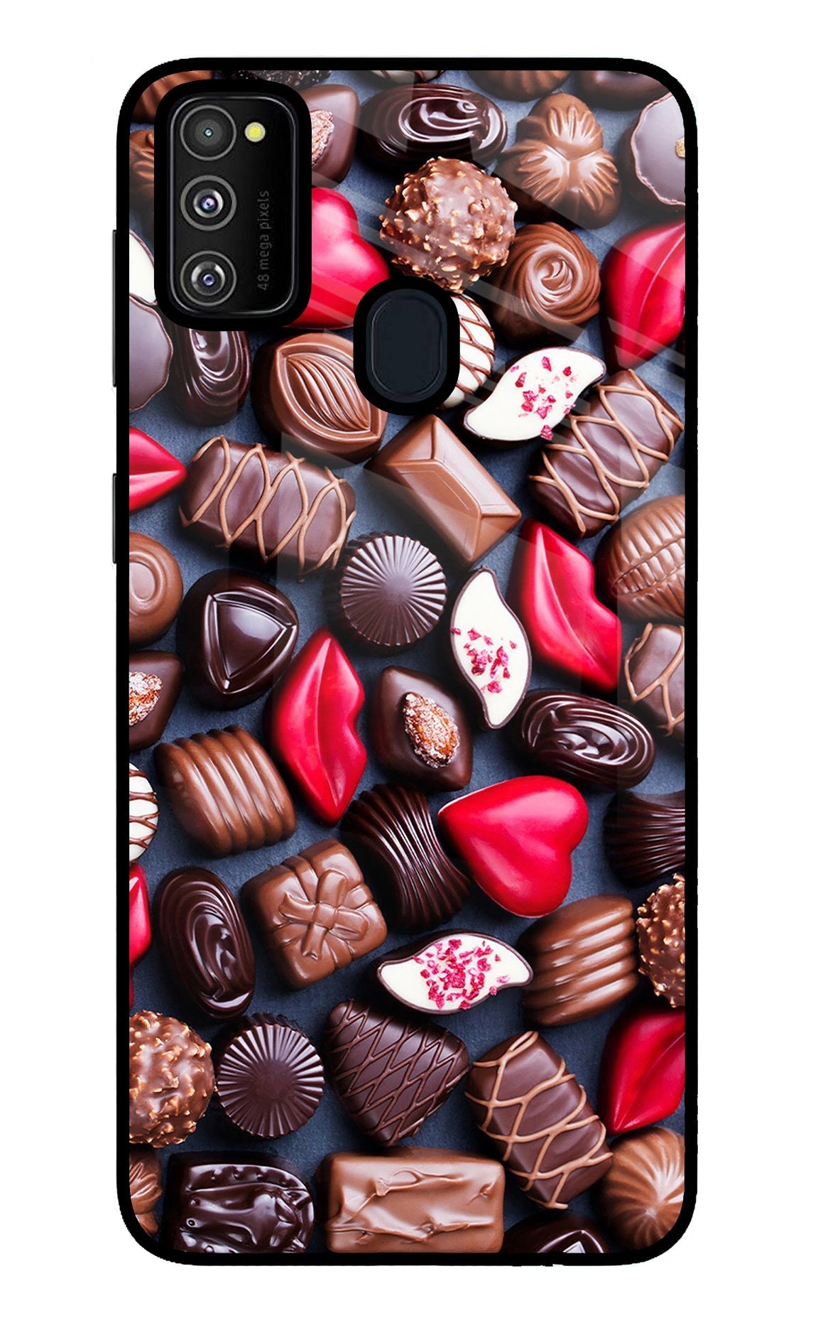 Chocolates Samsung M30s Back Cover