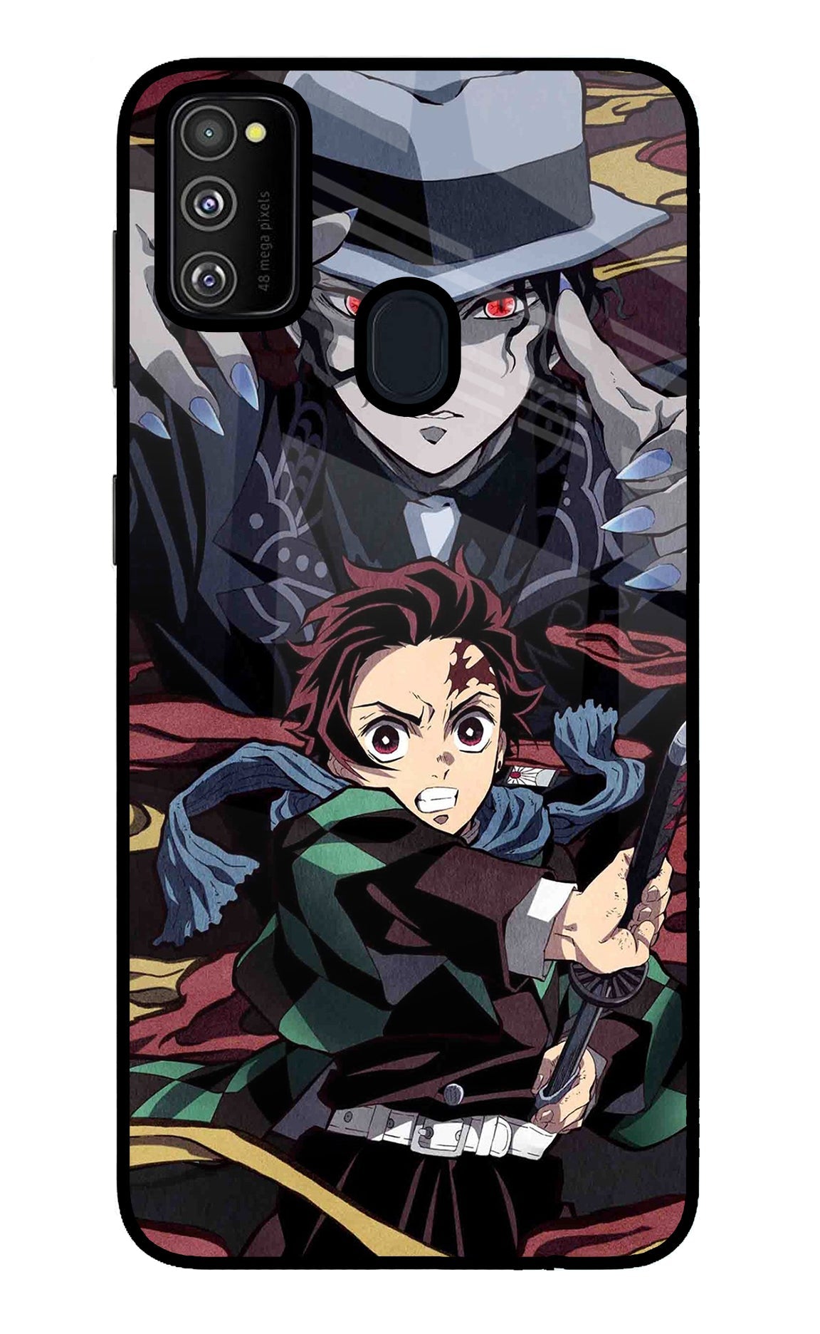 Demon Slayer Samsung M30s Glass Case