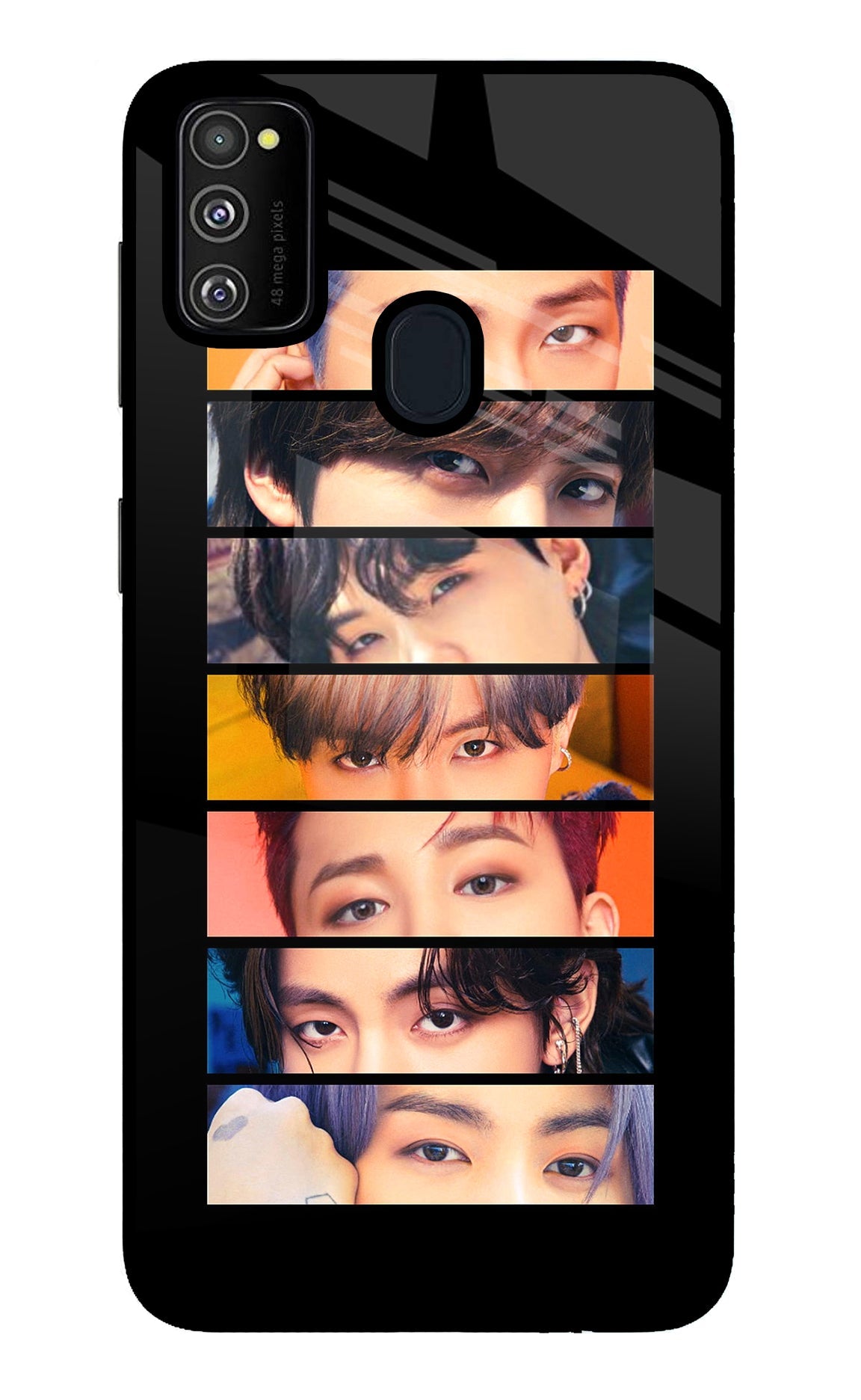 BTS Eyes Samsung M30s Glass Case