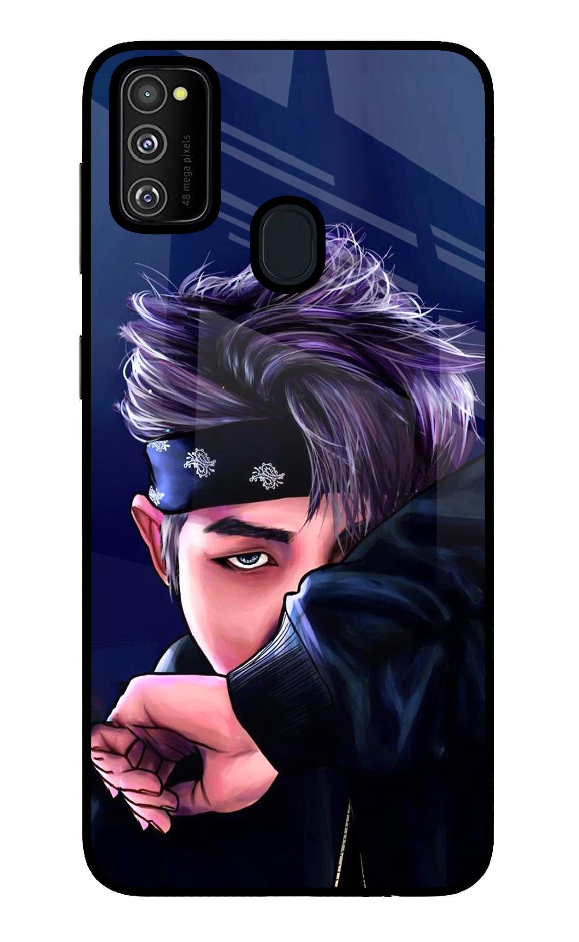 BTS Cool Samsung M30s Glass Case