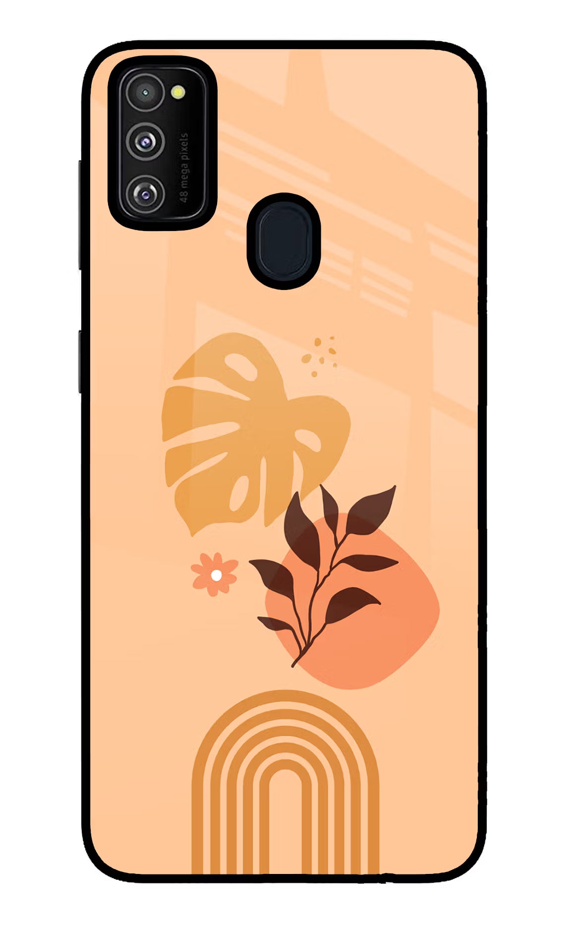 Bohemian Art Samsung M30s Glass Case Back Cover by Casekaro