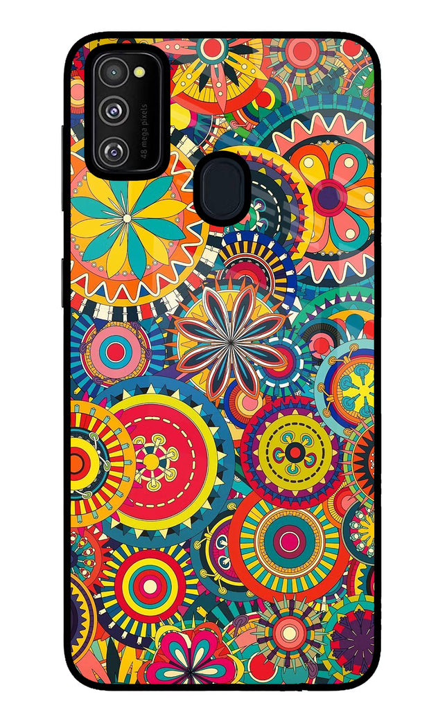 Gol Gol Art Samsung M30s Glass Case Back Cover by Casekaro