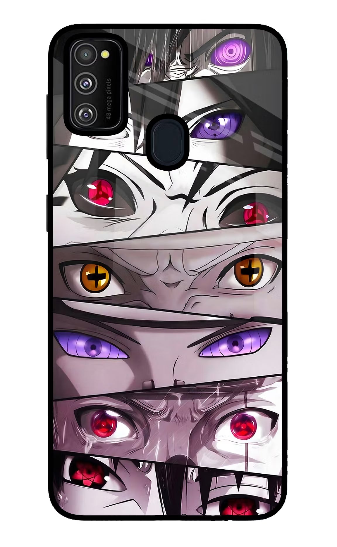 Naruto Anime Samsung M30s Glass Case Back Cover by Casekaro