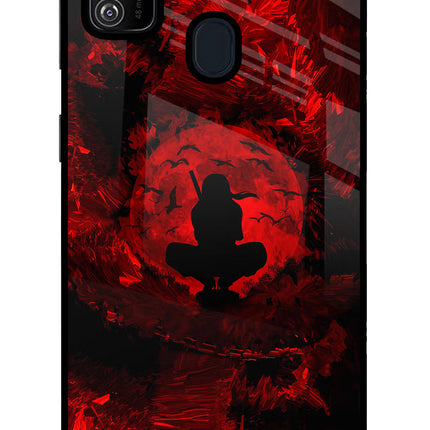 Itachi Uchiha Samsung M30s Glass Case Back Cover by Casekaro
