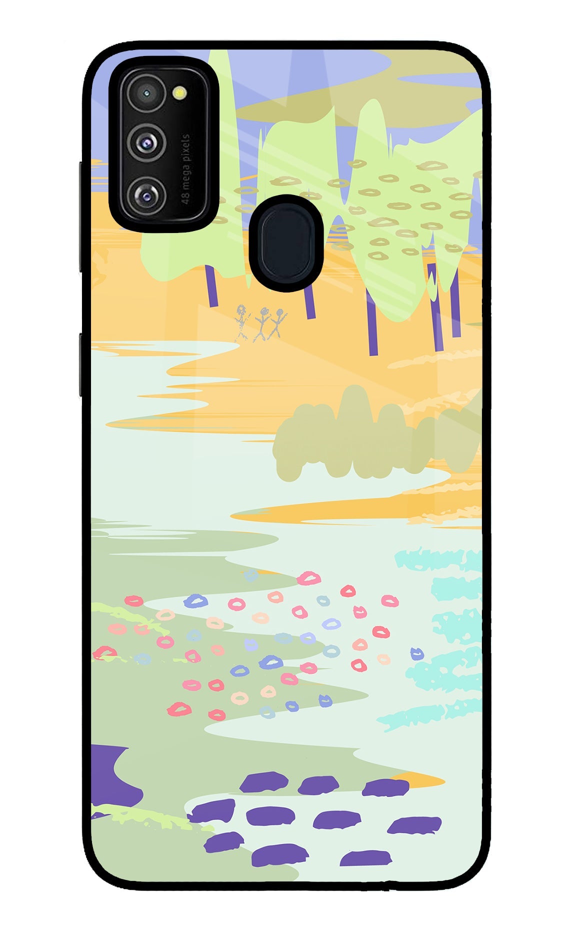 Scenery Samsung M30s Glass Case