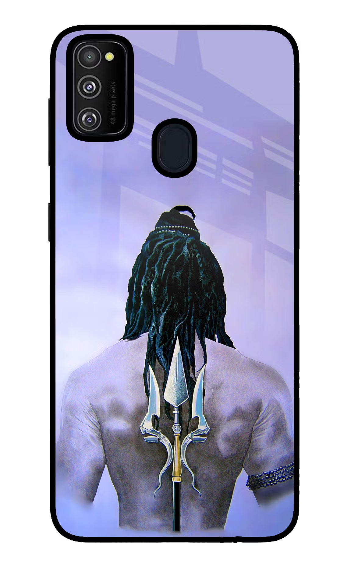 Shiva Samsung M30s Glass Case Back Cover by Casekaro