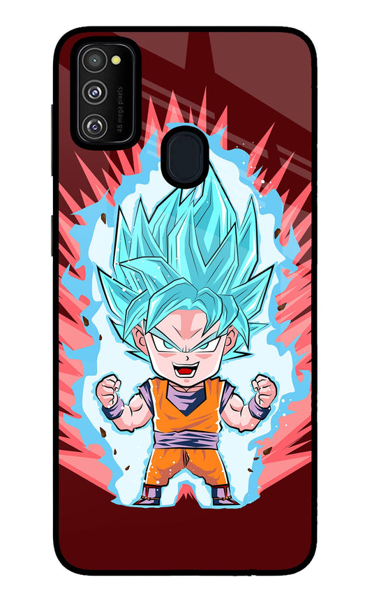Goku Little Samsung M30s Glass Case